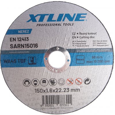 Xtline Kotouč řezný 150 x 1,6 x 22,2 mm SARN15016 – Zboží Dáma