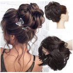 S-noilite Messy Bun příčesek do vlasů s gumičkou, tmavě hnědá – Zbozi.Blesk.cz