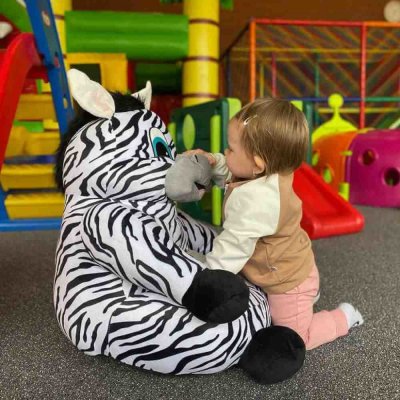 New Baby Dětské křeslo Zebra bílé – Zboží Dáma