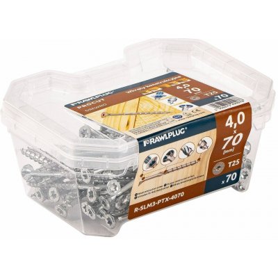 Vrut Rawlplug R-SLM7-PTX-4070 PROCUT, 4x70mm, 70ks – Hledejceny.cz