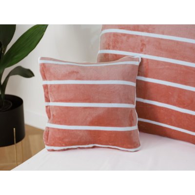 MKLuzkoviny.cz mikroplyš Kamala starorůžová 40 x 40 cm – Sleviste.cz