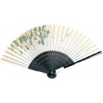 Japonský hedvábný vějíř Butterfly Beige – Zboží Živě