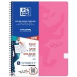 OXFORD Zápisník A4+ Nordic Touch čtverečkovaný růžový 70 listů – Zboží Živě