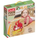 Quercetti Four Puzzle Fantastická zvířata 80710 – Sleviste.cz