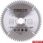 Festa Pilový kotouč s SK plátkem, 210 x 30 mm, 60 zubů, TCT 22333 – Sleviste.cz