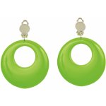 Disco náušnice zelené 80.léta – Sleviste.cz