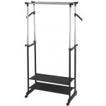 All In Wenko kovový teleskopický pojízdný stojan na oblečení černý – Sleviste.cz