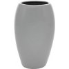 Váza Keramická váza Jar1, 14 x 24 x 10 cm, šedá