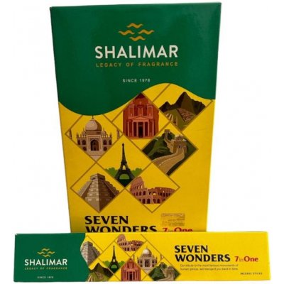 Shalimar vonné tyčinky Seven Wonders 21 ks – Hledejceny.cz