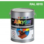 Alkyton hladký lesklý RAL 6018 5L zelenožlutá – Zboží Mobilmania