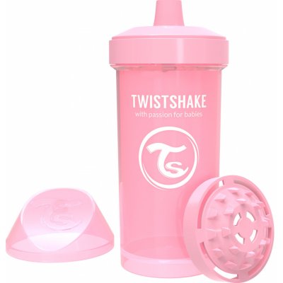 Twistshake Láhev pro děti pastelově růžová 360 ml – Zboží Mobilmania