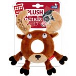 GiGwi Plush Friendz Kroužek Sob 20 x 19 x 2,5 cm – Zboží Dáma