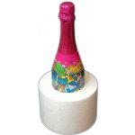 Polystyrenový dortový korpus kruh maketa na vložení lahve I vnější Ø 15cm, vnitřní Ø 8,2 I výška 10 cm I dutý, barva bílá – Zboží Mobilmania