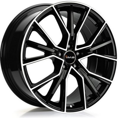 Avus Racing AF18 8x18 5x112 ET48 black polished – Hledejceny.cz