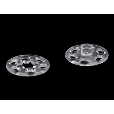 Plastové patentky / stiskací knoflíky transparentní Ø13 mm, Ø15 mm transparent 10pár – Hledejceny.cz