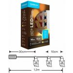 Modee ML-C3015 10LED 90cm sněhulák skřipec vánoční řetěz nano, 2xAA teplá IP20 352744,00 – Hledejceny.cz