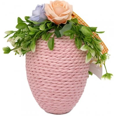 Velikonoce Velikonoční vejce růžové S25-44A 21 × 11 × 11 cm – Hledejceny.cz