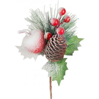 Vetvička MagicHome Vianoce, zasnežená, 17 cm – Hledejceny.cz