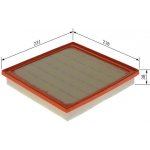 Vzduchový filtr BOSCH F 026 400 743 – Hledejceny.cz