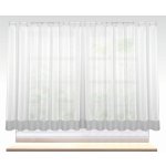 Záclona markizeta DeLux šedá s olůvkem cena od - 150 cm markizeta v.32 – Hledejceny.cz