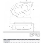 Roth Project Line Tullip 150 150 x 100 cm 5158000 – Hledejceny.cz