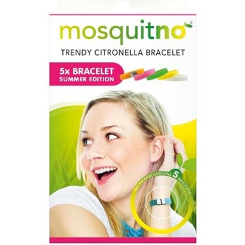 MosquitNo náramky proti hmyzu Citronella Summer Pack