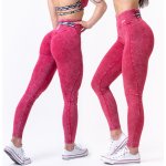 Nebbia Washed legíny s vysokým pasem LEGACY 777 red – Zboží Dáma