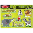 Melissa & Doug puzzle s úchyty a zvukem zvířat ze ZOO