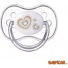 Dudlík Canpol babies Newborn baby šidítko silikon třešinka 6 béžová