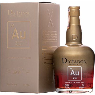 Dictador Aurum 40% 0,7 l (karton)