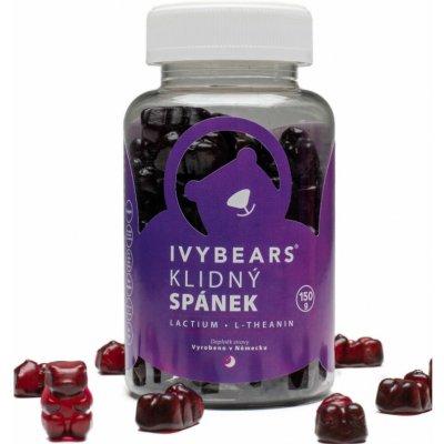 Ivybears Vitamíny pro klidný spánek 1 PACK 60 lahodných gumídků – Zboží Mobilmania
