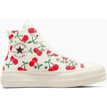 Converse Chuck Taylor All Star lift platform cherries egret/ red/ green – Zboží Mobilmania