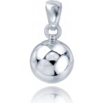 MINET JMG0048WSP00 Zlatý přívěs z bílého zlata půl kulička – Zboží Dáma