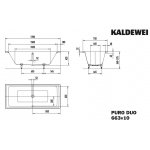 Kaldewei Puro Duo 170 x 75 cm 266330000001 – Hledejceny.cz