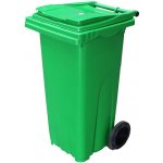 TAVOBAL plastová popelnice 120 l zelená – Zboží Mobilmania