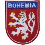 NAVYS Nášivka ČESKÝ LEV + BOHEMIA - BAREVNÝ – Hledejceny.cz