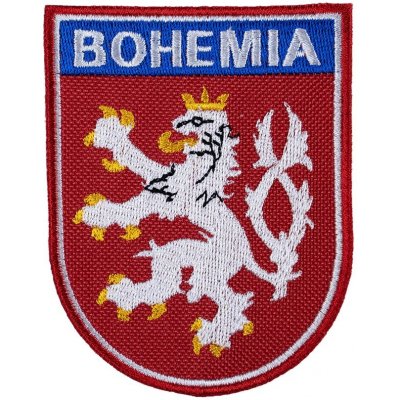NAVYS Nášivka ČESKÝ LEV + BOHEMIA - BAREVNÝ – Hledejceny.cz