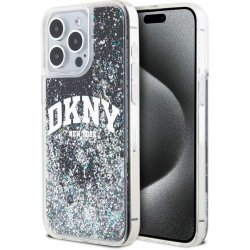 DKNY Liquid Glitter Arch Logo pro iPhone 12/12 Pro Black