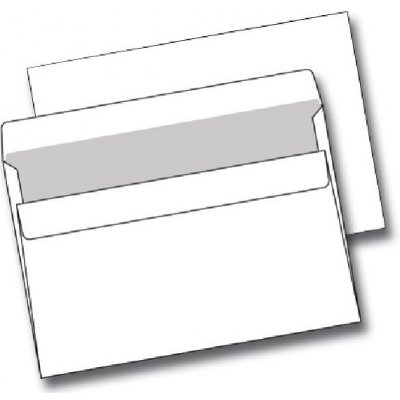 Obálka C6 samolepicí s krycí páskou, 114 x 162 mm - 1000 ks – Zboží Živě