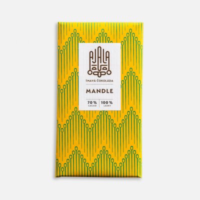 Ajala hořká čokoláda 70% Mandle 45 g – Zbozi.Blesk.cz