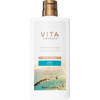 Vita Liberata Tanning Mousse Tinted tónovací pěna na obličej odstín Dark 200 ml – Zboží Mobilmania