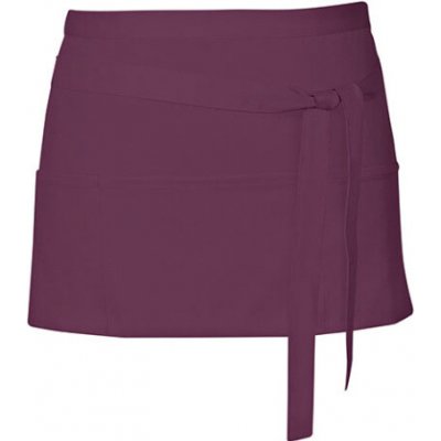 Link Kitchen Wear Koktejlová zástěra X983 Aubergine Pantone 5115 60x30cm – Hledejceny.cz