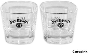CurePink Sklenice na whisky Jack Daniel's: Set 2 ks 330 ml od 369 Kč -  Heureka.cz