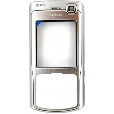 Kryt Nokia N70 přední stříbrný – Zboží Živě
