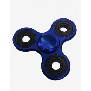 Fidget spinner kovový modrý