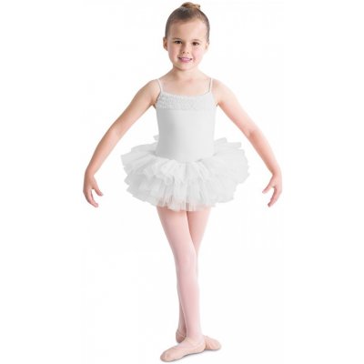 Trikot Bloch Desdemona se sukýnkou CL7120 bílá – Zboží Mobilmania