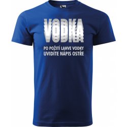 Sablio tričko s potiskem Vodka modré