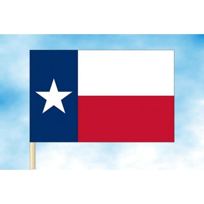 LIBEA, s.r.o. Texas vlajka Rozměr: 30×45 cm, Uchycení: Návlek na žerď – Hledejceny.cz