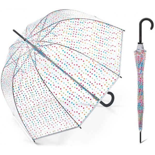United Colors of Benetton Multi Dots dámský holový deštník průhledný od 499  Kč - Heureka.cz