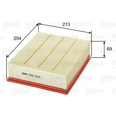 Vzduchový filtr VALEO 585094 – Hledejceny.cz